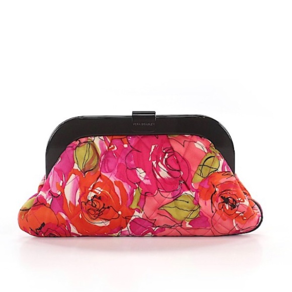 VERA BRADLEY Pink Flower Clutch